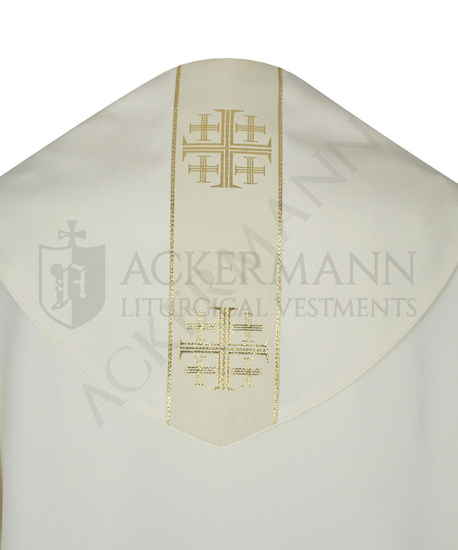 Gotische Rauchmantel mit Stola und mitra103