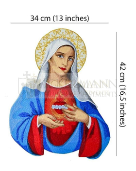 Gestickte Applikation