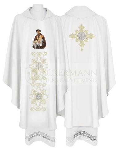 Gotische Kasel Heiliger Benedikt