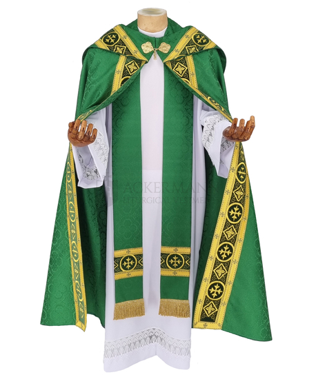 Gotische Rauchmantel mit Stola #29