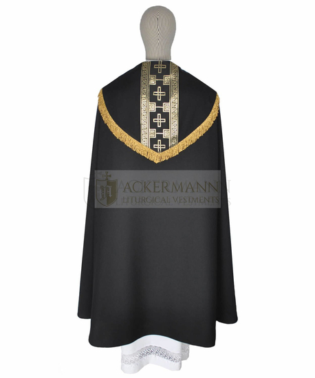 Gotische Rauchmantel mit Stola 017