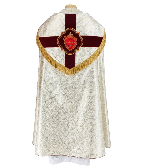 Gotische Rauchmantel mit Stola Heiliges Herz Jesu #6491