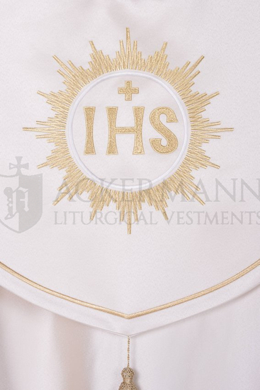 Gotische Rauchmantel mit Stola 037