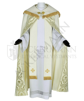 Gotische Rauchmantel mit Stola 031