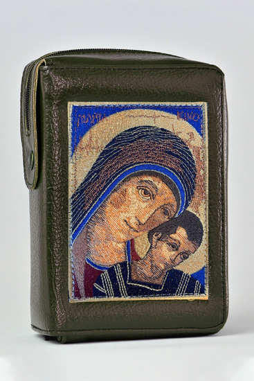 Cover für die Bibel mit Stickerei