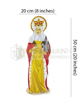 Gestickte Applikation