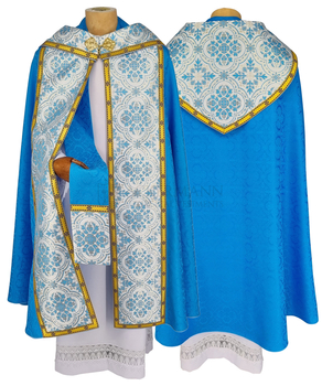 Gotische Rauchmantel mit Stola