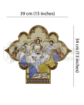 Gestickte Applikation