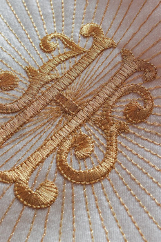 Gotische Rauchmantel mit Stola 009