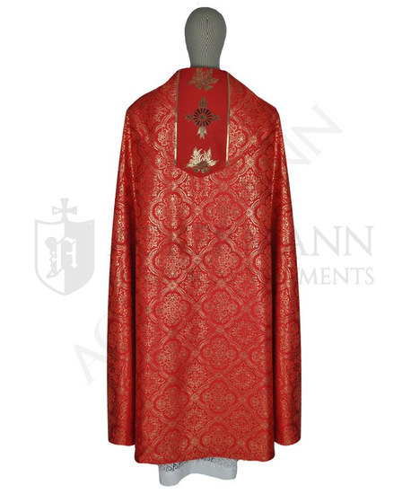 Gotische Rauchmantel mit Stola 021