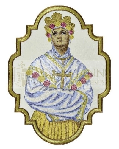 Gestickte Applikation