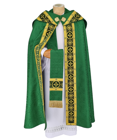 Gotische Rauchmantel mit Stola #29