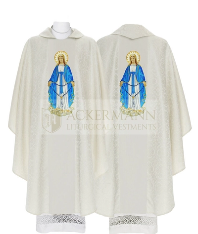 Gotische Kasel "Unsere Liebe Frau vom Rosenkranz"