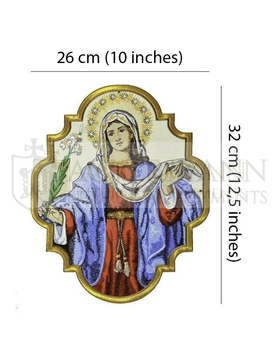 Gestickte Applikation