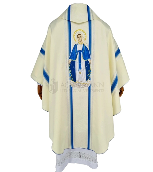 Gotische Kasel "Unsere Liebe Frau vom Rosenkranz"