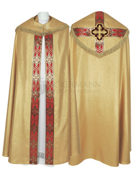 Gotische Rauchmantel mit Stola 113