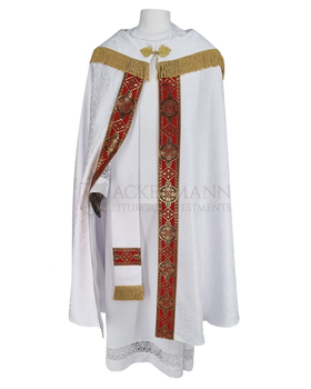 Gotische Rauchmantel mit Stola 113