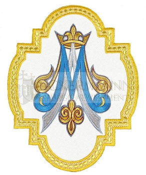 Gestickte Applikation