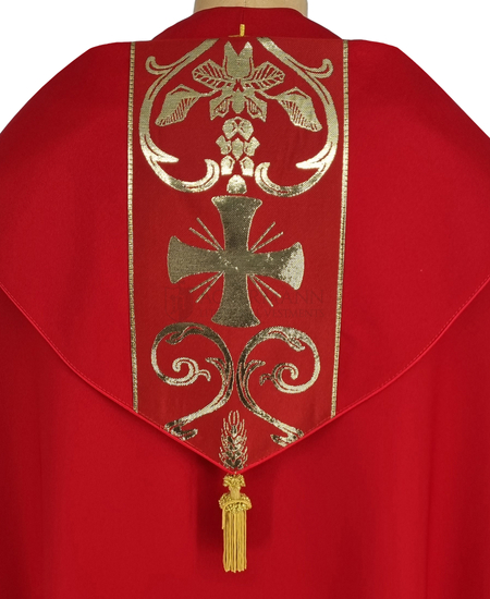 Gotische Rauchmantel mit Stola 027