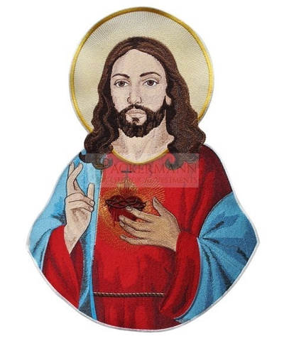 Gestickte Applikation