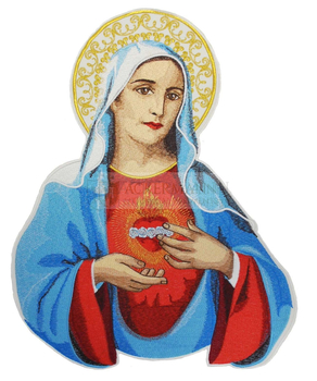 Gestickte Applikation