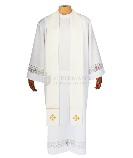 Gotische Kasel mit passender Stola - Messgewänder 5741