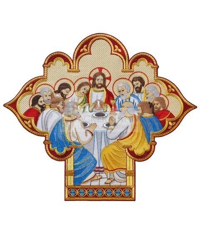 Gestickte Applikation