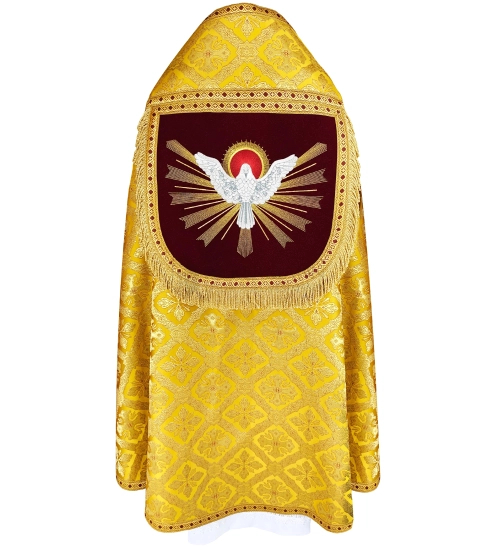 Römische Pluviale mit gesticktem Heiligen Geist für Pfingsten #326