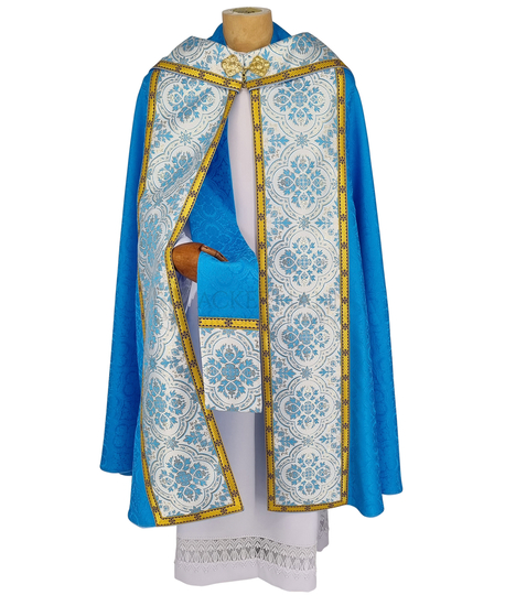 Gotische Rauchmantel mit Stola