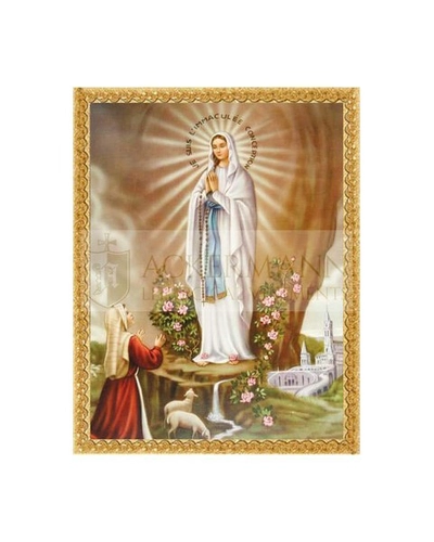 Bild auf dem Stoff “Madonna di Lourdes”