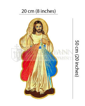 Gestickte Applikation