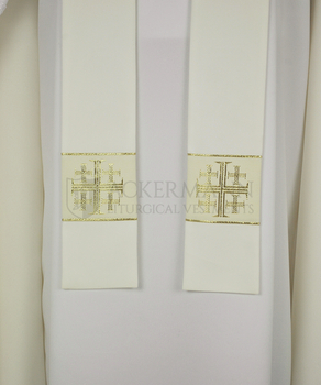 Gotische Rauchmantel mit Stola 103