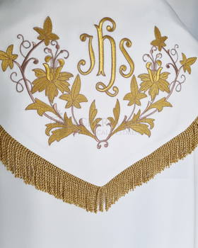 Gotische Rauchmantel mit Stola #216