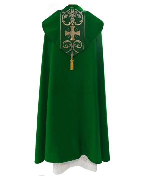 Gotische Rauchmantel mit Stola 027