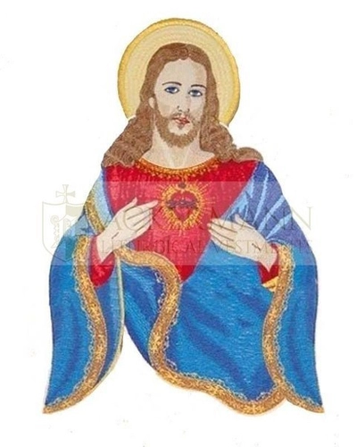 Gestickte Applikation