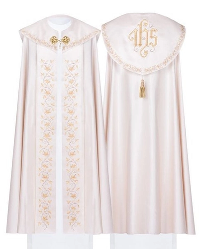 Gotische Rauchmantel mit Stola 033