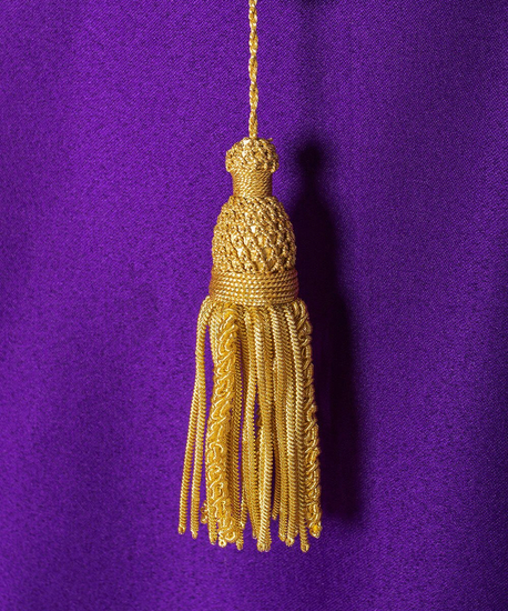 Gotische Rauchmantel mit Stola 023