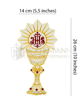 Gestickte Applikation