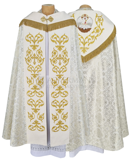 Gotische Rauchmantel mit Stola 311