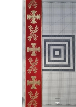 Jacquard-Dekorationsgürtel für liturgische Gewänder