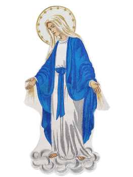 Gestickte Applikation