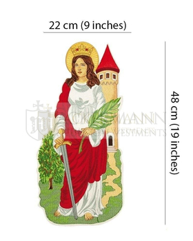 Gestickte Applikation