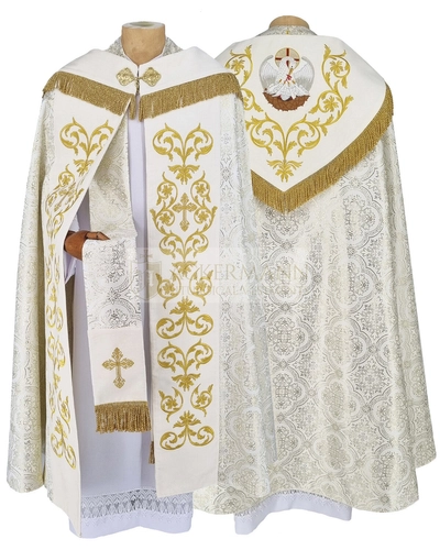 Gotische Rauchmantel mit Stola 311