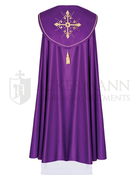 Gotische Rauchmantel mit Stola 024