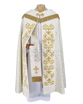 Gotische Rauchmantel mit Stola 311