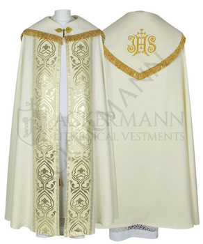 Gotische Rauchmantel mit Stola 031