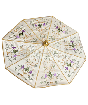 Prozessionsschirm mit eucharistischen Symbolen