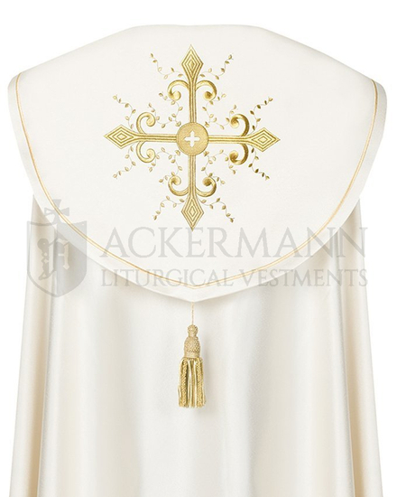 Gotische Rauchmantel mit Stola 024