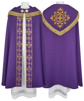 Gotische Rauchmantel mit Stola 5348