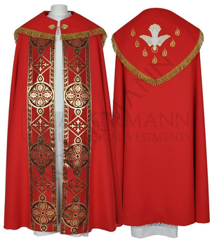 Gotische Rauchmantel mit Stola 013